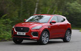Jaguar E Pace 2021 front quarter tracking Jaguar E Pace 2021 front quarter tracking