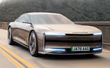 Jaguar electric limousine Autocar render 2023 front tracking Jaguar electric limousine Autocar render 2023 front tracking