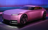 Jaguar Type 00 reveal pink front quarter