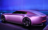 Jaguar Type 00 reveal pink rear quarter