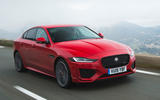 jaguar xe front three quarter 2 0