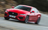 Jaguar XE front three quarter Jaguar XE front three quarter