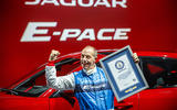 Jaguar E-Pace launch marked with record-breaking barrel roll