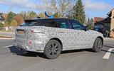 Jaguar F-Pace facelift spies rear side