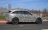 Jaguar F-Pace SVR facelift spyshot -  side on