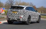 Jaguar F-Pace SVR facelift spyshot - rear side