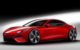 Jaguar saloon render 2020 - static side
