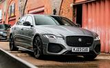 Jaguar XF front three quarter static