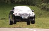 Jaguar XFR jump Jaguar XFR jump