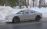 Jaguar XJ latest spyshot side front