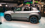 Jeep Avenger 2022 silver side static Paris motor show Jeep Avenger 2022 silver side static Paris motor show