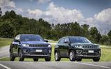 Jeep Compass update front two cars Jeep Compass update front two cars