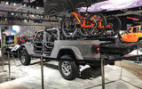 Jeep Gladiator LA motor show reveal - stand rear