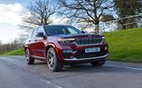 Jeep grand cherokee front three quarter