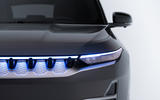 Jeep Wagoneer S EV grille closeup Jeep Wagoneer S EV grille closeup
