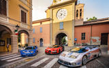 Pair of Bugatti EB110s with Chiron