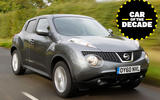 Nissan Juke - car of the decade - front