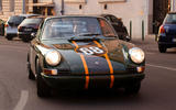 Kamm Porsche 912c restomod 2022 front quarter tracking city Kamm Porsche 912c restomod 2022 front quarter tracking city