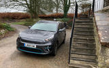 Kia e-Niro to Edinburgh - stairs Kia e-Niro to Edinburgh - stairs
