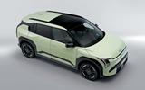 kia ev3 front three quarter