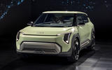 Kia EV3 studio front Kia EV3 studio front