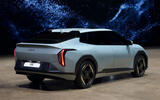 Kia EV4 saloon rear quarter