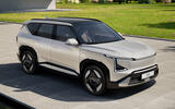 Kia EV5 Euro spec front quarter static