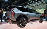 Kia EV9 GT LA Auto Show rear quarter