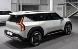 Kia EV9 rear right three quarter Kia EV9 rear right three quarter