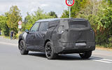 Kia EV9 spies rear three quarter