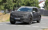 Kia EV9 spies three quarter