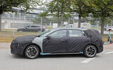 Kia K4 hatch camo side Kia K4 hatch camo side