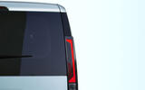 Kia PV5 teaser rear Kia PV5 teaser rear