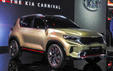 New Delhi Auto Expo 2020 - Kia Sonnet front New Delhi Auto Expo 2020 - Kia Sonnet front