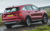 Kia Sorento rear three quarter