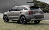 Kia Sorento facelift rear three quarter Kia Sorento facelift rear three quarter