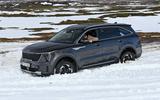 Kia Sorento to Iceland in snow Kia Sorento to Iceland in snow
