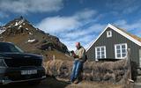 Kia Sorento to Iceland matt prior in front of house Kia Sorento to Iceland matt prior in front of house
