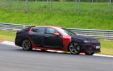 2021 Kia Stinger spyshot side front 2021 Kia Stinger spyshot side front