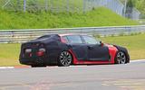 2021 Kia Stinger spyshot side rear again 2021 Kia Stinger spyshot side rear again