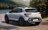 Kia Stonic rear white Kia Stonic rear white