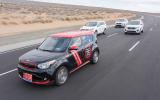 Kia Soul EV autonomous car