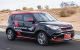 Kia Soul EV autonomous car