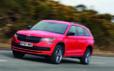 Skoda Kodiaq driving - front