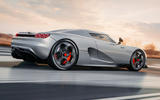 Koenigsegg CC850 dynamic rear three quarter Koenigsegg CC850 dynamic rear three quarter