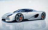 Koenigsegg CC850 studio front three quarter hero