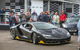 Flat out in a Lamborghini Centenario on the Goodwood hillclimb