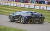 Flat out in a Lamborghini Centenario on the Goodwood hillclimb
