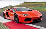 Lamborghini Aventador front three quarter Lamborghini Aventador front three quarter