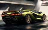 Lamborghini Sian reveal images - rear